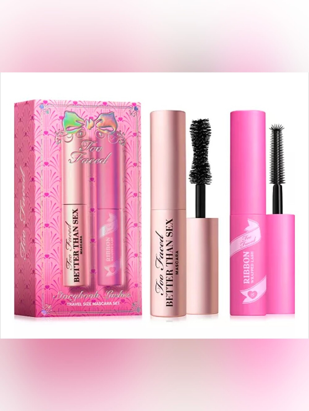 Too Faced2-Pc. Storybook Lashes Travel-Size Mascara Set-New in box